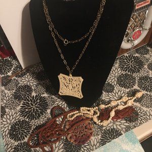 Real & Faux Bone Necklace Bundle - 294 $30 FIRM